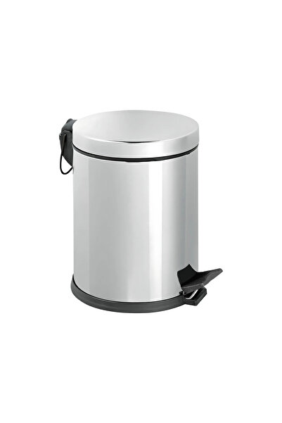 Eforeca Paslanmaz Pedallı Çöp Kovası 5 Lt