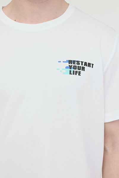 Kinetix Tricou ML BERG 11PRF-240 4FX Beyaz Erkek Kısa Kol