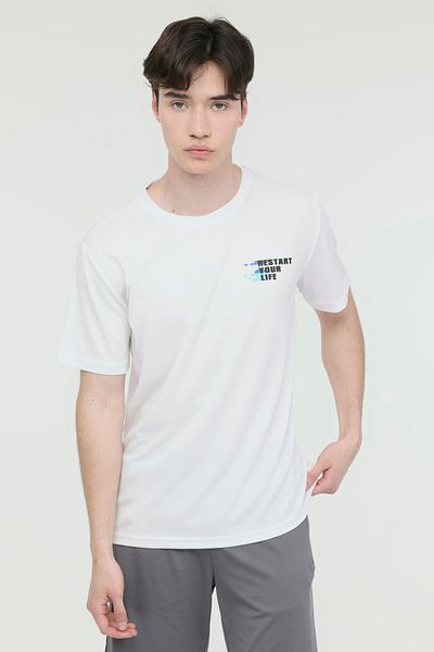 Kinetix ML BERG 11PRF-240 4FX Beyaz Erkek Kısa Kol T-Shirt