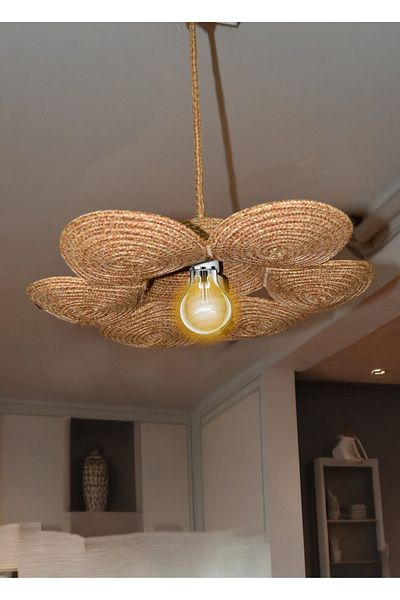 HomeTurko Bohem Chandelier Rustic Chandelier Flower Design Living Room Chandelier Bedroom Chandelier Kitchen Chandelier Home Decor