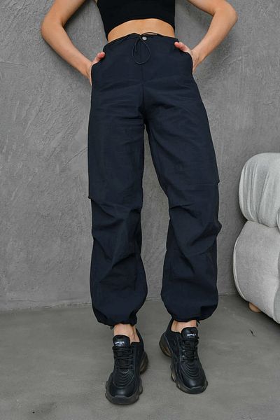 VOLT CLOTHİNG Women's Elastic Waist Parachute Pants