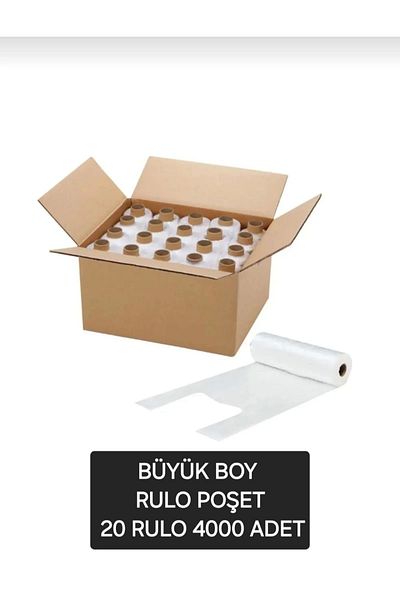 Mçb Group 4000 Pcs Large Size Roll Baker Bags - 200 Pieces X 20 Rolls Raspberry Grease Bags