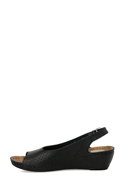 Polaris 162750.Z4FX Siyah Kadın Comfort Sandalet