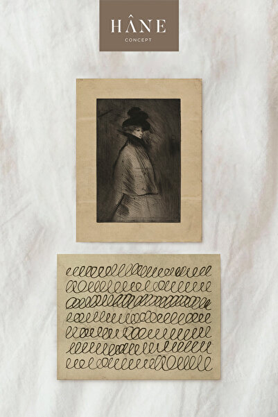 Hane Concept 2'li Dark Moody Poster Seti, Sanatsal Baskı, Galeri Duvarı, Avru...