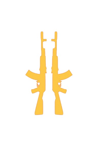 EŞREFOĞLU-EMA STİCKER KELEŞ SİLAH 25 cm GOLD