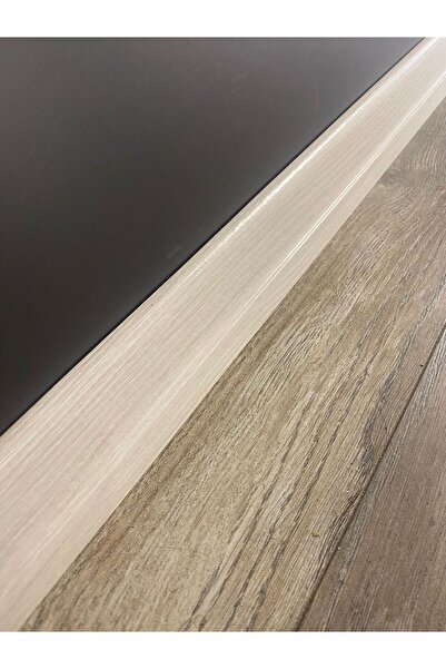 PashaDekor 6 Cm Fildişi Parke Süpürgelik