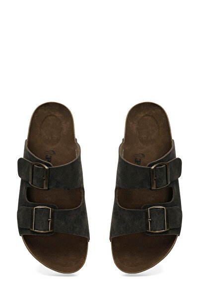 Polaris 319853.Z 4FX Kahverengi Kadın Mantar Terlik