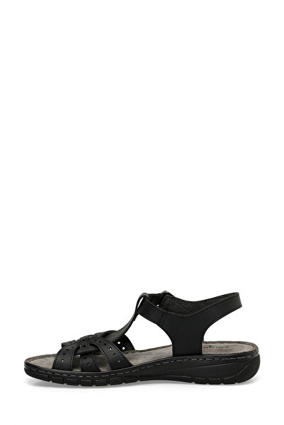 Polaris 158589.Z4FX Siyah Kadın Comfort Sandalet