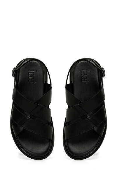 İnci Ανδρικά μαύρα σανδάλια Monko 4fx İncı - 101686982