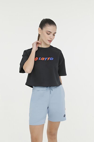 Lotto W-SINOR T-SH 4FX Siyah Kadın Kısa Kol T-Shirt