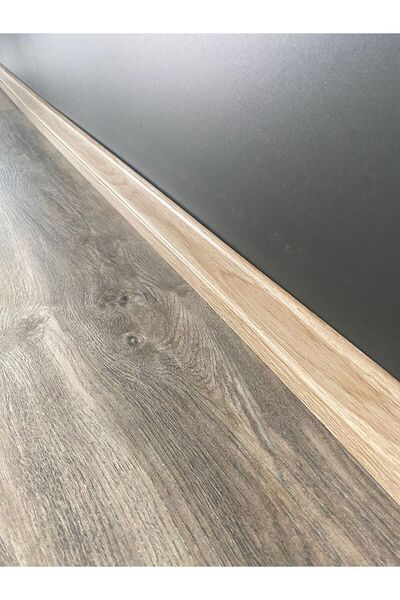 PashaDekor 6 Cm Gri Meşe Parke Süpürgelik