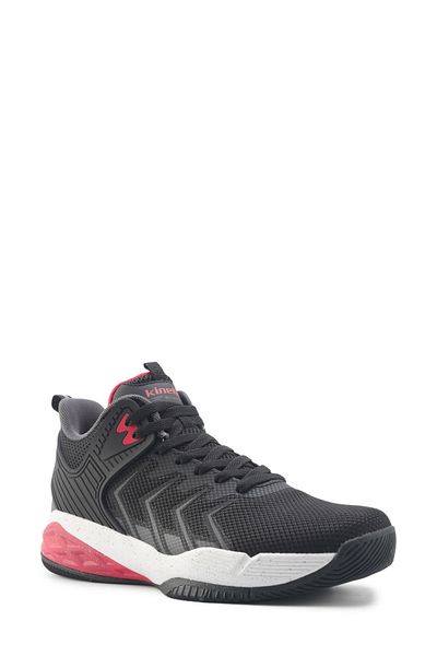 Kinetix Harger Tx Hi 5Fx Black Men's Basketball Shoes