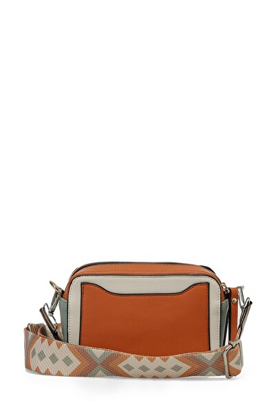Butigo Pu Clrblk Kst Cprz 4Fx Orange Women's Crossbody Bag