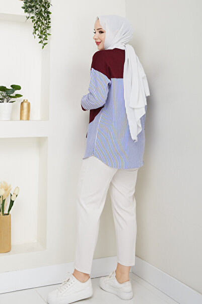 ÇİZGİ Striped Casual Tunic