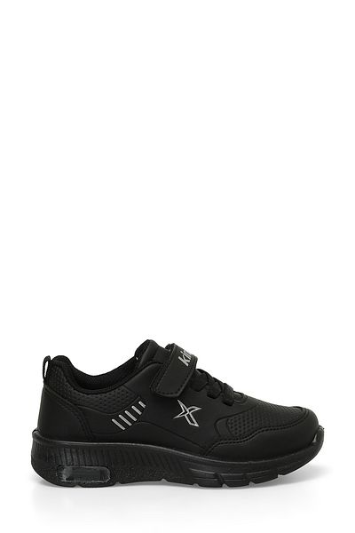 Kinetix Watson P 4Pr Black Boy's Sports Shoes