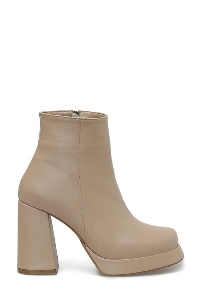 Butigo Γυναικείες μπότες με τακούνι Tasha 3pr Cream