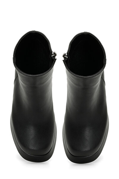 Butigo Černé dámské kozačky na podpatku Tasha 3pr