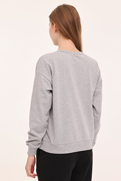 Kinetix Wb Aura Bsc 16ov82 4pr Grı Melanj Kadın Sweatshirt
