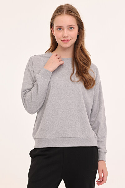 Kinetix Wb Aura Bsc 16ov82 4pr Grı Melanj Kadın Sweatshirt