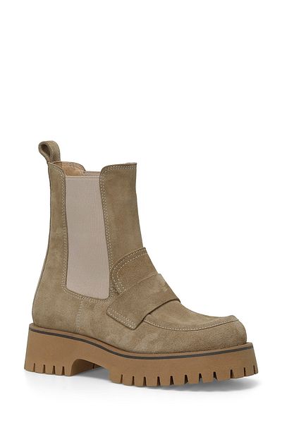 Nine West ERnA2 4PR - Beige Women's Chelsea Boots