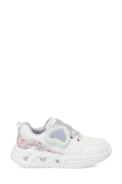 Kinetix Ruby Pu B 4Pr White Girls' Sneakers
