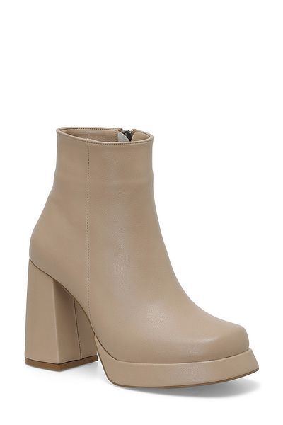 Butigo Γυναικείες μπότες με τακούνι Tasha 3pr Cream