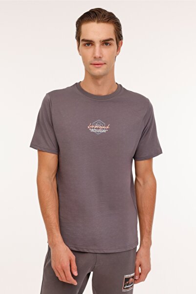 lumberjack Ml Greys 11Urb2027 4Pr Dark Gray Men's Short Sleeve T-Shirt