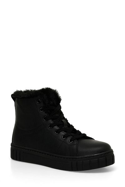Polaris 324557 K.Z 4PR Μαύρα Γυναικεία Sneaker Μποτάκια
