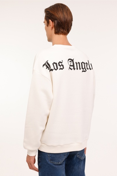 Kinetix Мъжки суитшърт ML FRANK 16CTY114 4PR в цвят екрю