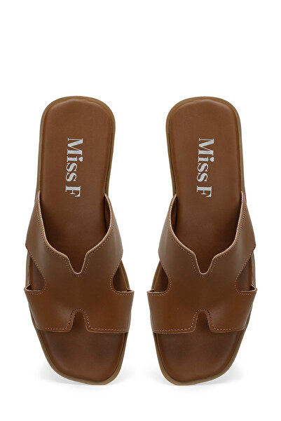 Miss F DS21046.C Dámské pantofle 4FX Tan