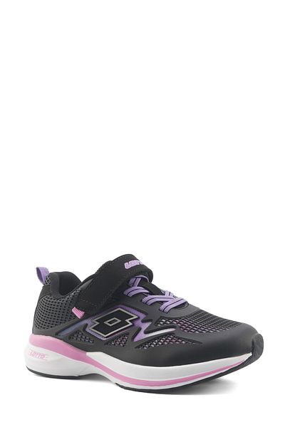 Lotto Montese g Ps 5Fx Black Female Child Running Shoes