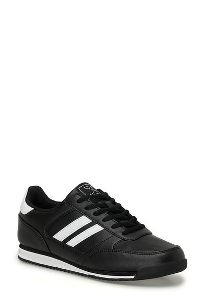 Kinetix Black Tramor Pu Unisex Sports Shoes
