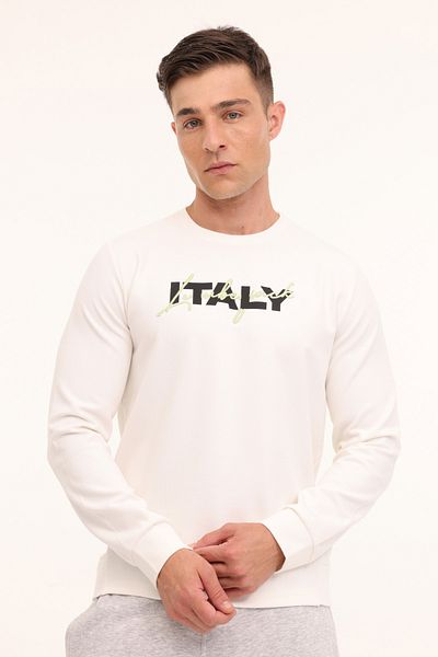 lumberjack Ανδρικό φούτερ Zuhn 16ıtl521 4pr - Off White