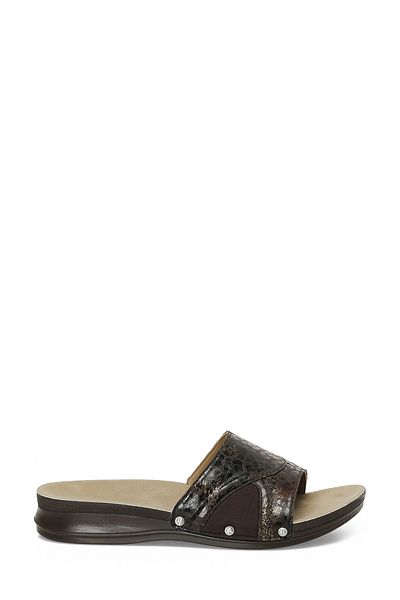 Polaris 607018.Z4Pr Brown Women's Slippers