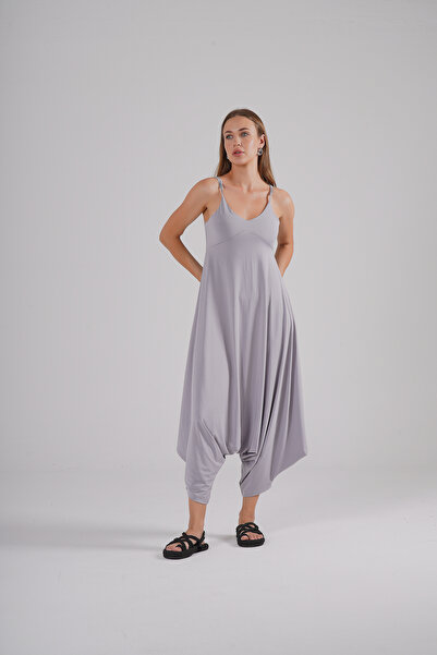 Rouge basıc AYARLANABİLİR ASKILI ŞALVAR TULUM