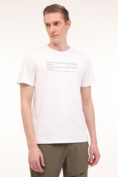 lumberjack Ανδρικό κοντομάνικο μπλουζάκι ML ZOME 11ITL-GD10 4PR OFF WHITE