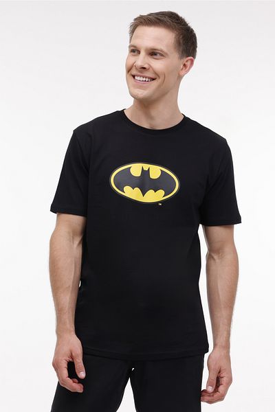 lumberjack Ml Batman 11Gfb625 4Fx Black Men's Short Sleeve T-Shirt