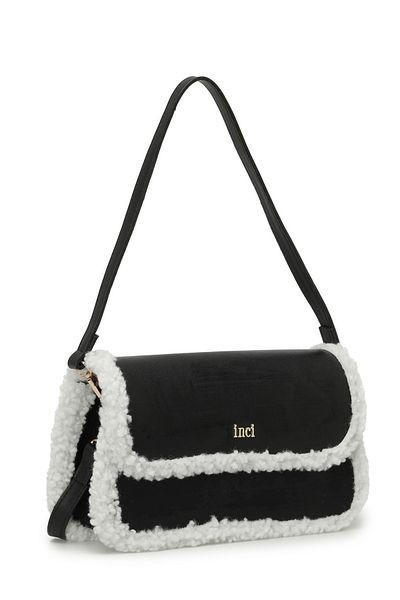 İnci Inci Emma 4Pr Women's Black Shoulder Bag