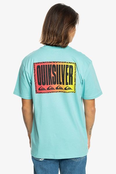 Quiksilver Longfade Tees Blue Men's Short Sleeve T-Shirt