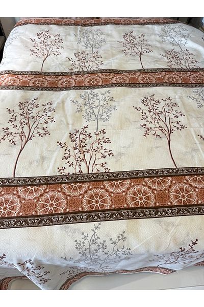 ŞENER HOME Border Pattern Printed 200X240 Cm. Double (Battal) Single Pike