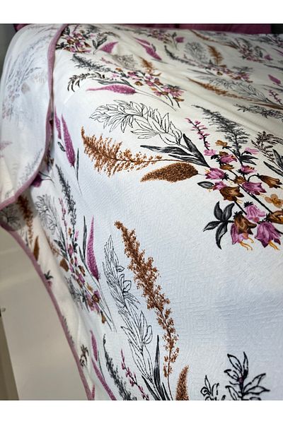 ŞENER HOME Virgo Pattern Printed 150X240 Cm. Single Single Pike