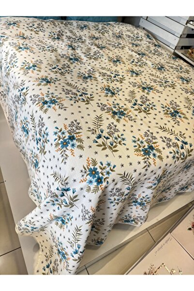 ŞENER HOME Gelincik Desen Baskılı 150x240 Cm Tek Kişilik Tek Pike