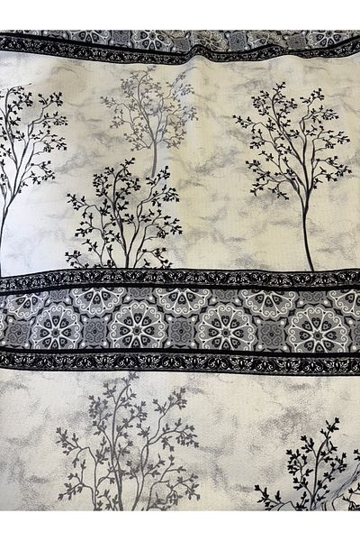 ŞENER HOME Border Pattern Printed 200X240 Cm. Double (Battal) Single Pike