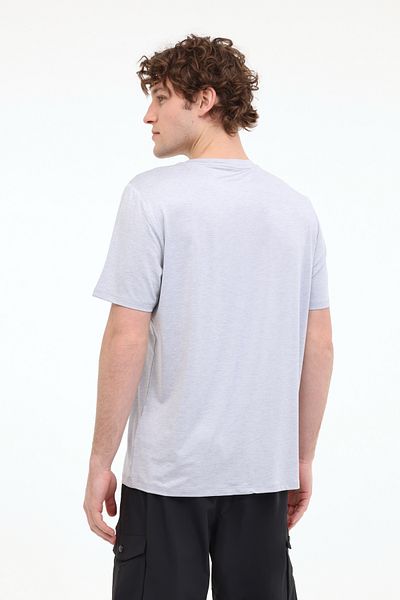 lumberjack ML TED 11C-PRF3006 5FX WHITE MULINE Ανδρικό κοντομάνικο μπλουζάκι