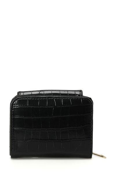 Polaris CROCO PATLI CZDN 4PR Schwarze Damenbrieftasche