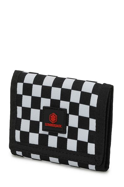 lumberjack Cirt Checkers 4Pr Black Men's Wallet