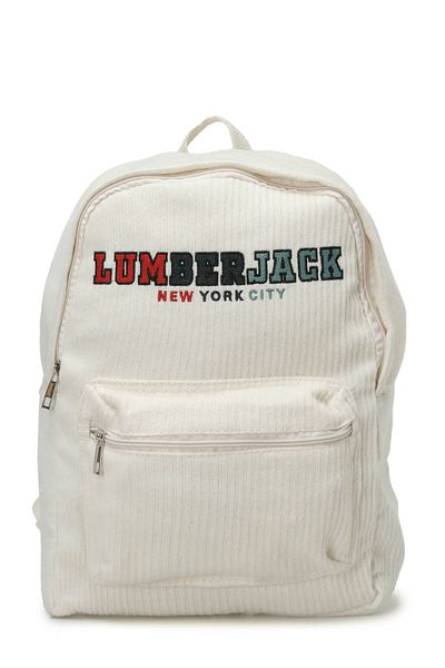 lumberjack Ανδρικό σακίδιο πλάτης NYC LJK BPCK 4PR Beige