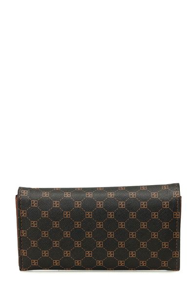 Butigo MONOGRAM COVER 4PR Καφέ Γυναικείο Πορτοφόλι