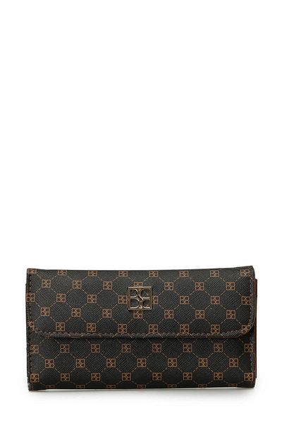 Butigo MONOGRAM COVER 4PR Καφέ Γυναικείο Πορτοφόλι