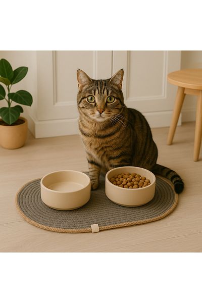 EGE ÖRGÜM Cat Food Mat 50X30 cm